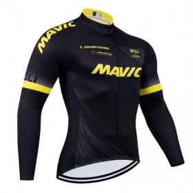 Cykeltrøje Langærmet 2024 Mavic Sort